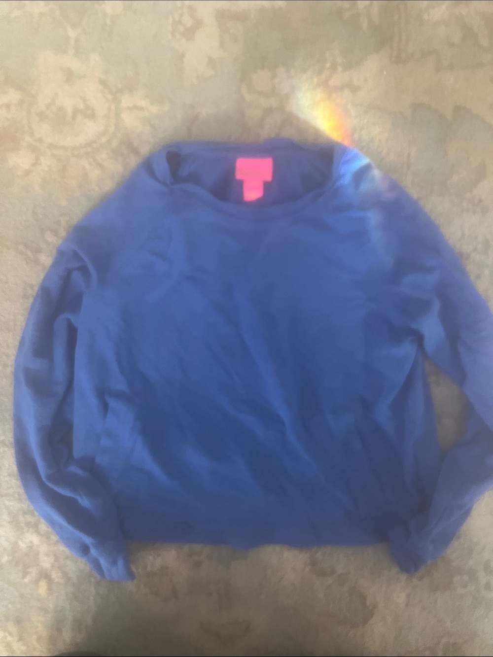 Lilly Pulitzer Royal Blue Crewneck Sweatshirt Girls 8/10